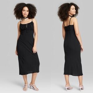 Wild‎ Fable Women's Sleeveless Ruched Midi Dress Size XXL